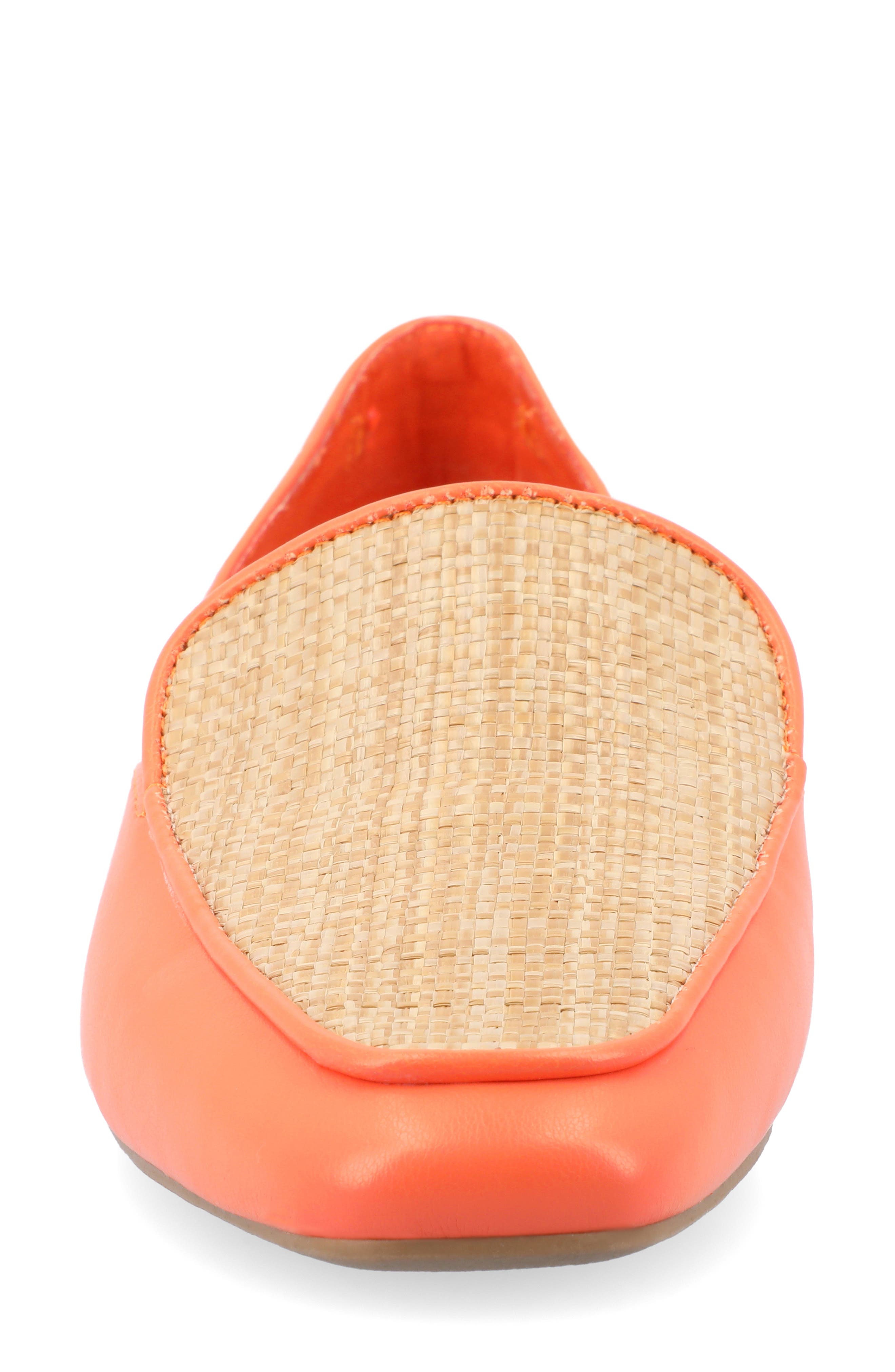 Kennza Mixed Media Loafer, Alternate, color, ORANGE