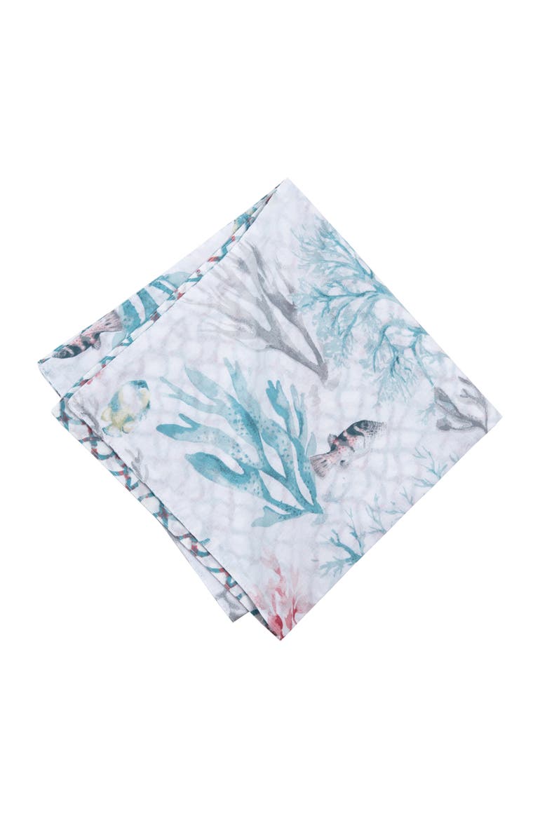 St.Vincent Cloth Napkins Set of 6, Alternate, color, Blue