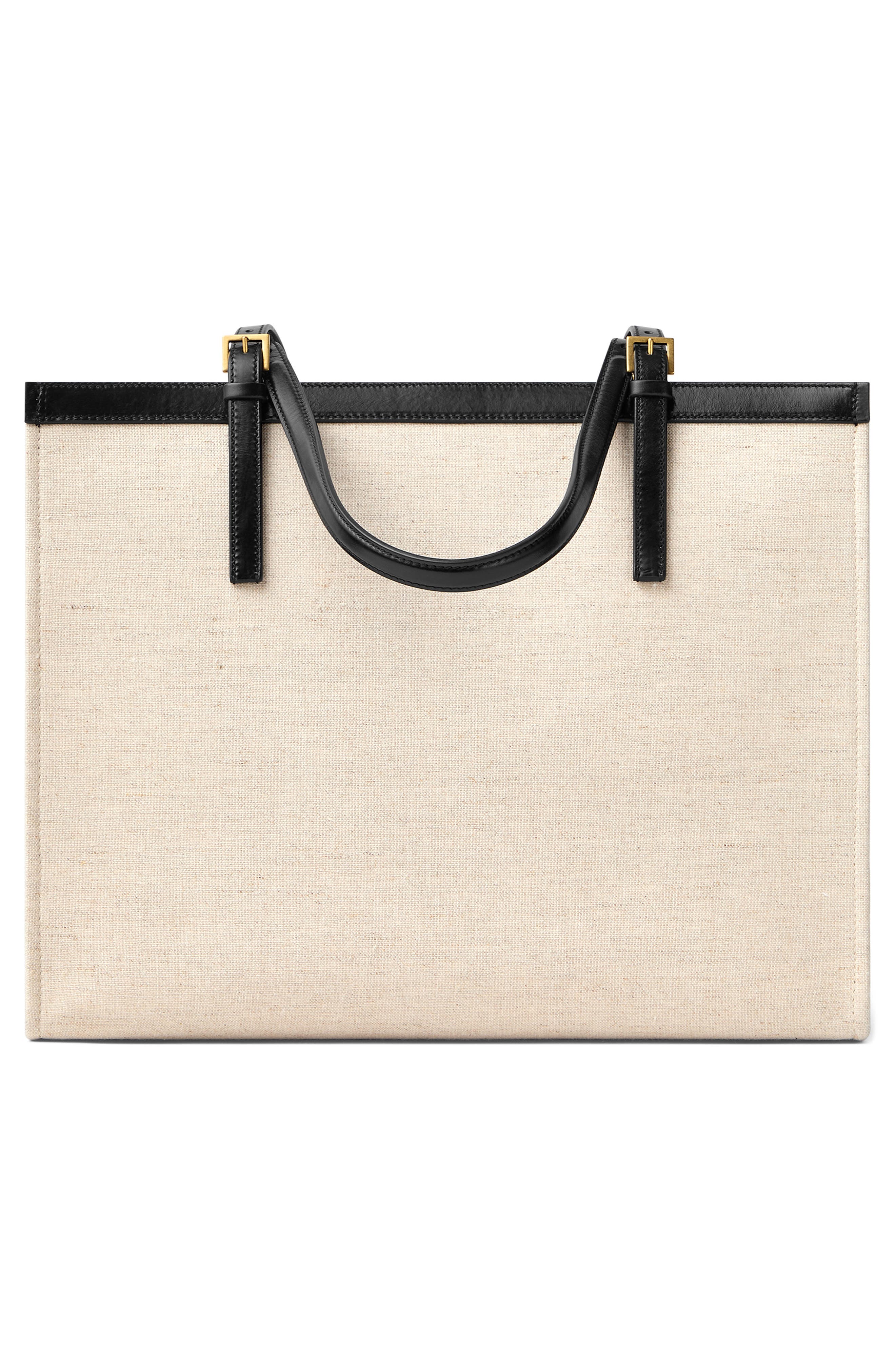 Versace Large Rivière Canvas Tote, Alternate, color, 