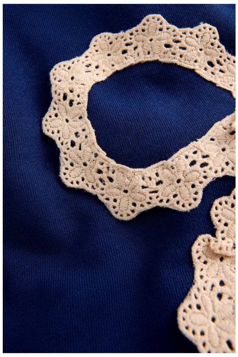 Kids' Bobbie Appliqué Jogger, Alternate, color, NAVY BOW