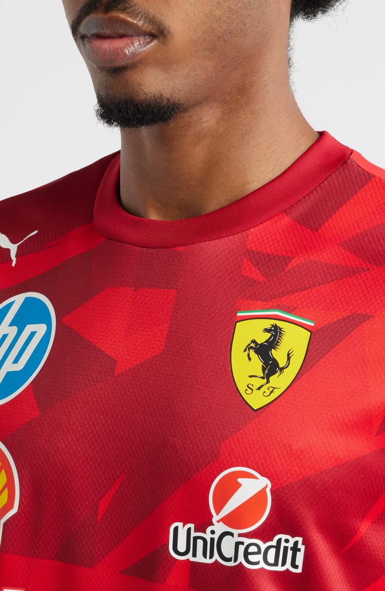 PUMA Scuderia Ferrari Team Graphic T-Shirt, Alternate, color, Rosso Corsa