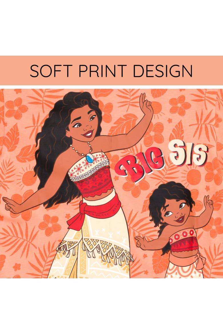 Moana Short Sleeve T-Shirt, Alternate, color, Coral Moana