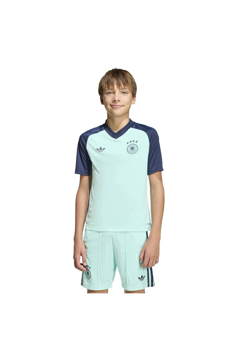 Youth adidas Turquoise Germany National Team 2026 Pre-Match Top, Main, color, Turquoise