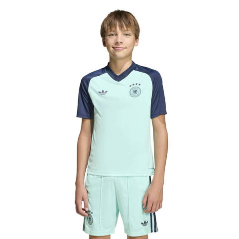 Youth adidas Turquoise Germany National Team 2026 Pre-Match Top