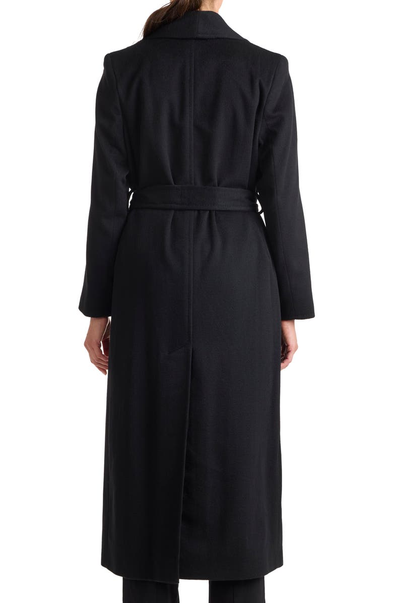 Sofia Cashmere Cashmere Wrap Coat, Alternate, color, Black