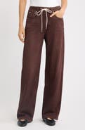rag & bone rb Miramar Pull-On Wide Leg Cotton Terry Sweatpant Jeans