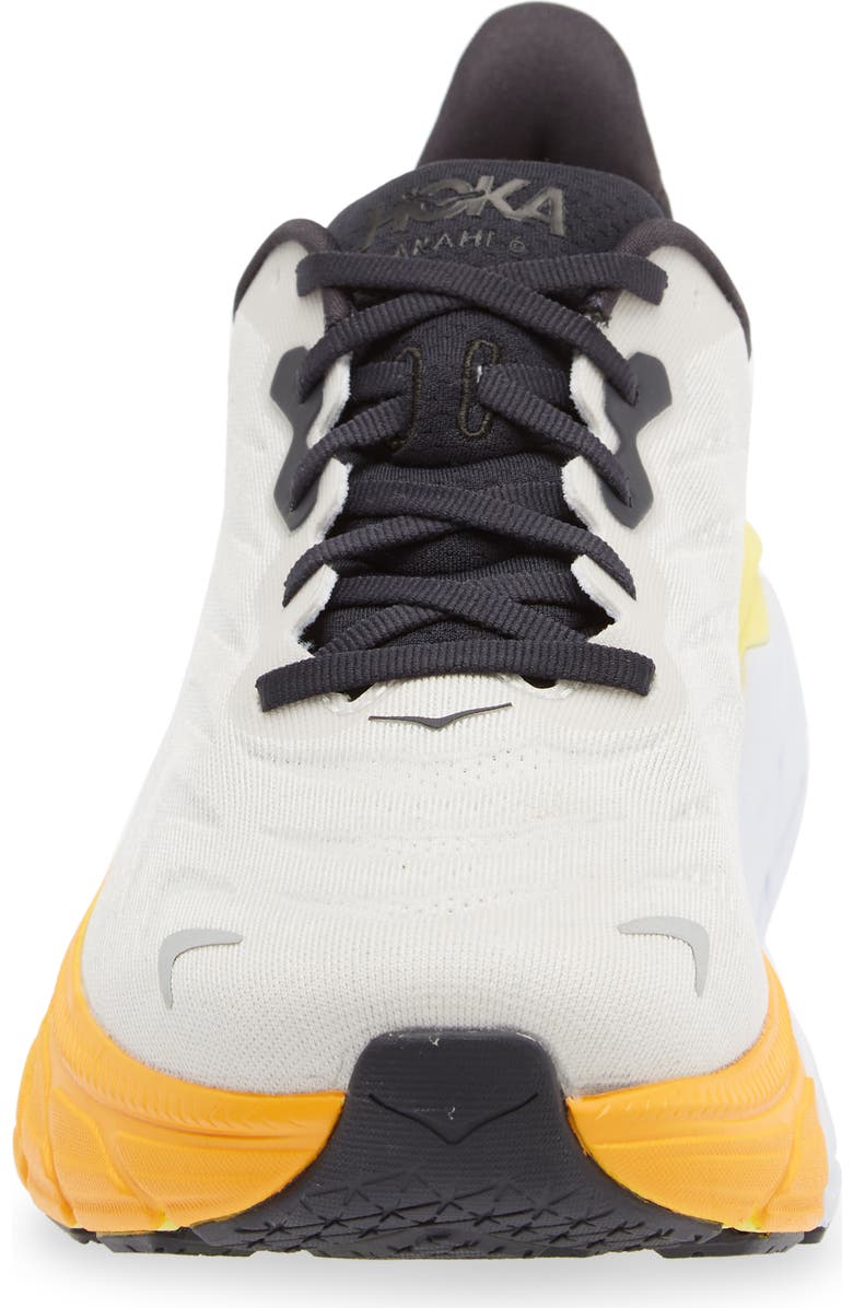 HOKA Arahi 6 Running Shoe, Alternate, color, Nimbus Cloud / Blanc De Blanc