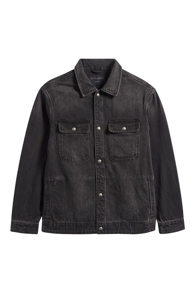 Castleford Denim Jacket, Main, color, CACAO BLACK