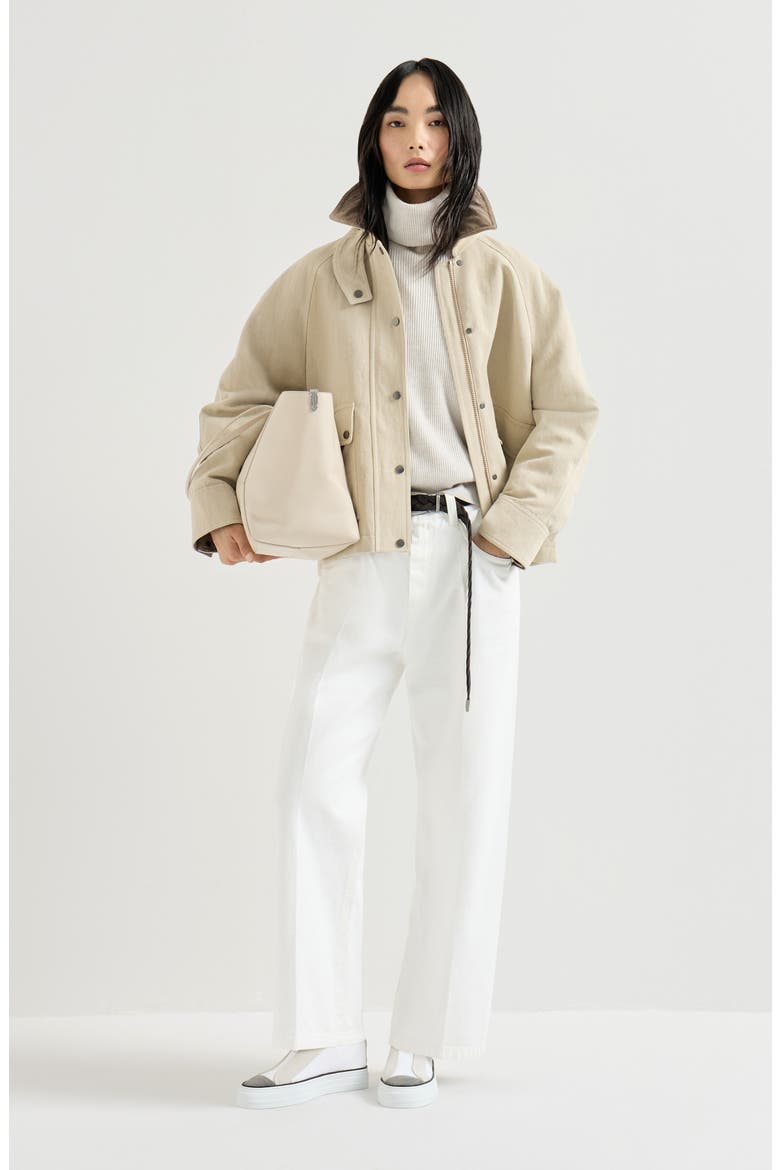 Contemporary Square trousers, Alternate, color, Ivory