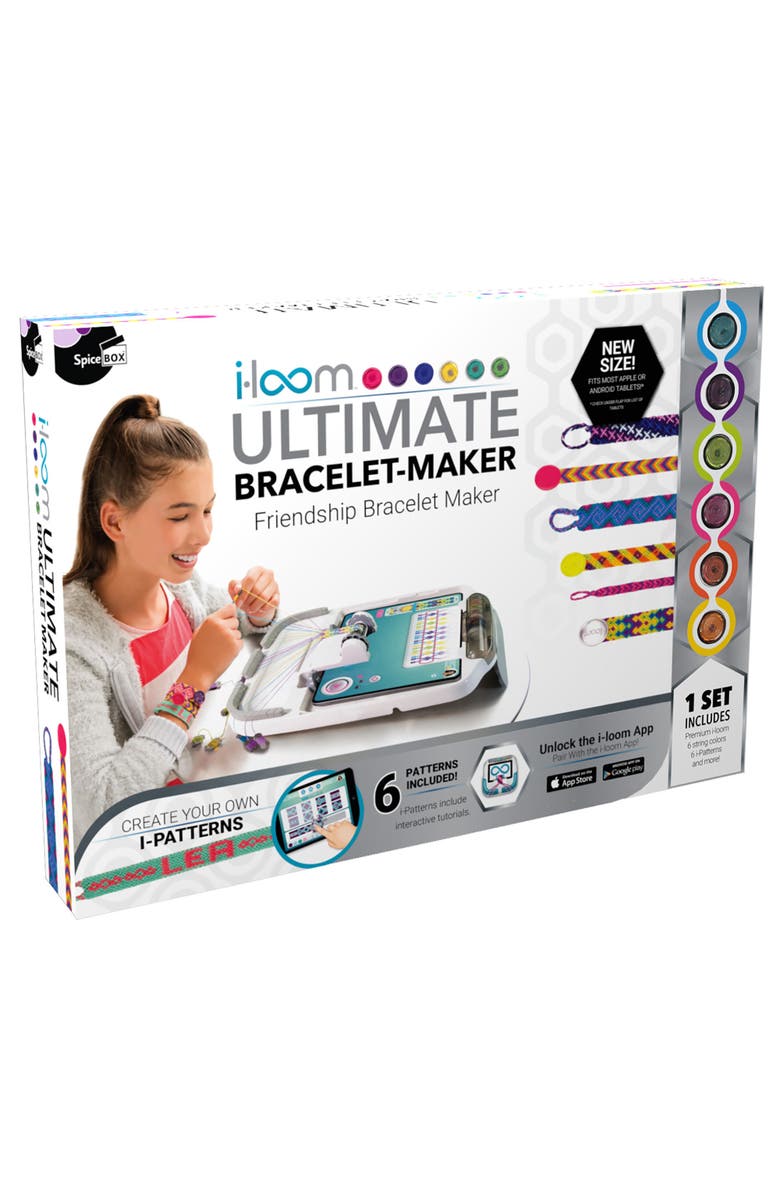 Style Me Up Spicebox, Iloom Bracelet Maker, Friendship Bracelet Making Kit, Main, color, Multicolored
