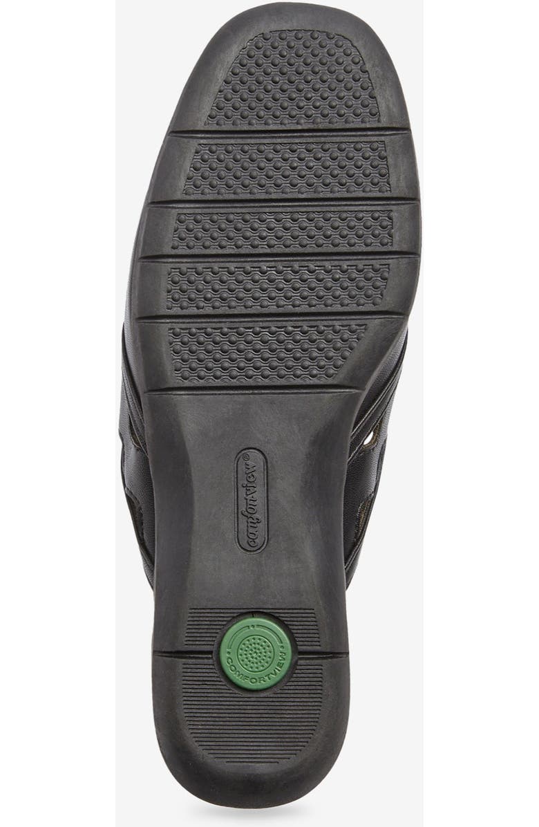 Comfortview The McKenna Slip On Mule, Alternate, color, Black