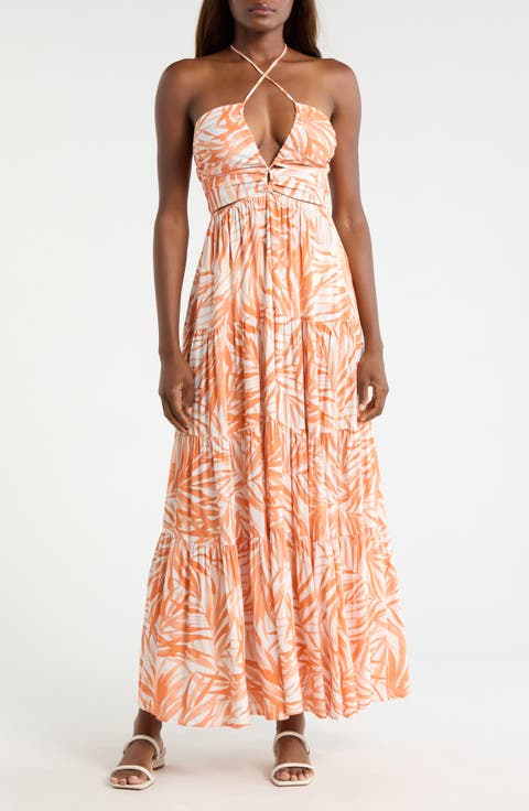 Cutout Cover-Up Maxi Dress