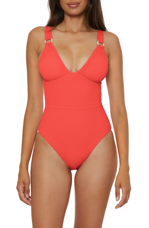 Lucky Brand Valencia One-piece Swimsuit In Orange