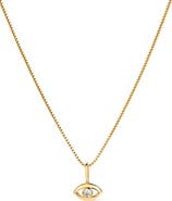 Ana Luisa Gold Pendant Necklace - Evil Eye Charm Necklace