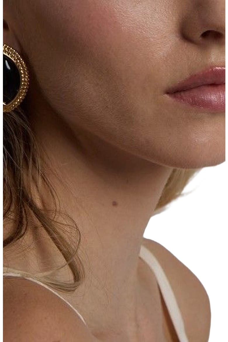 Noir Earrings, Alternate, color, Black