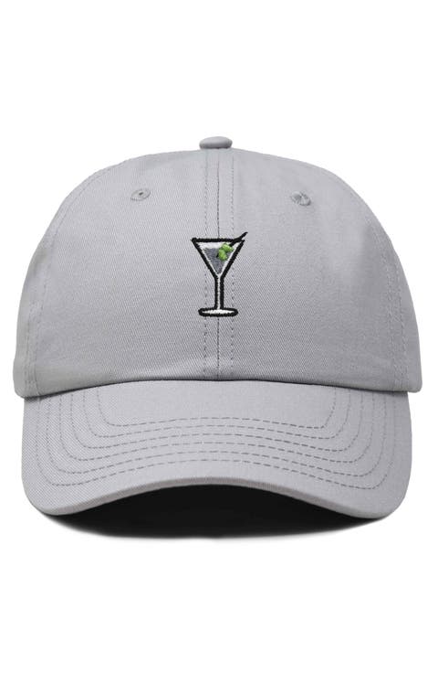 Martini Embroidered Casual Cap