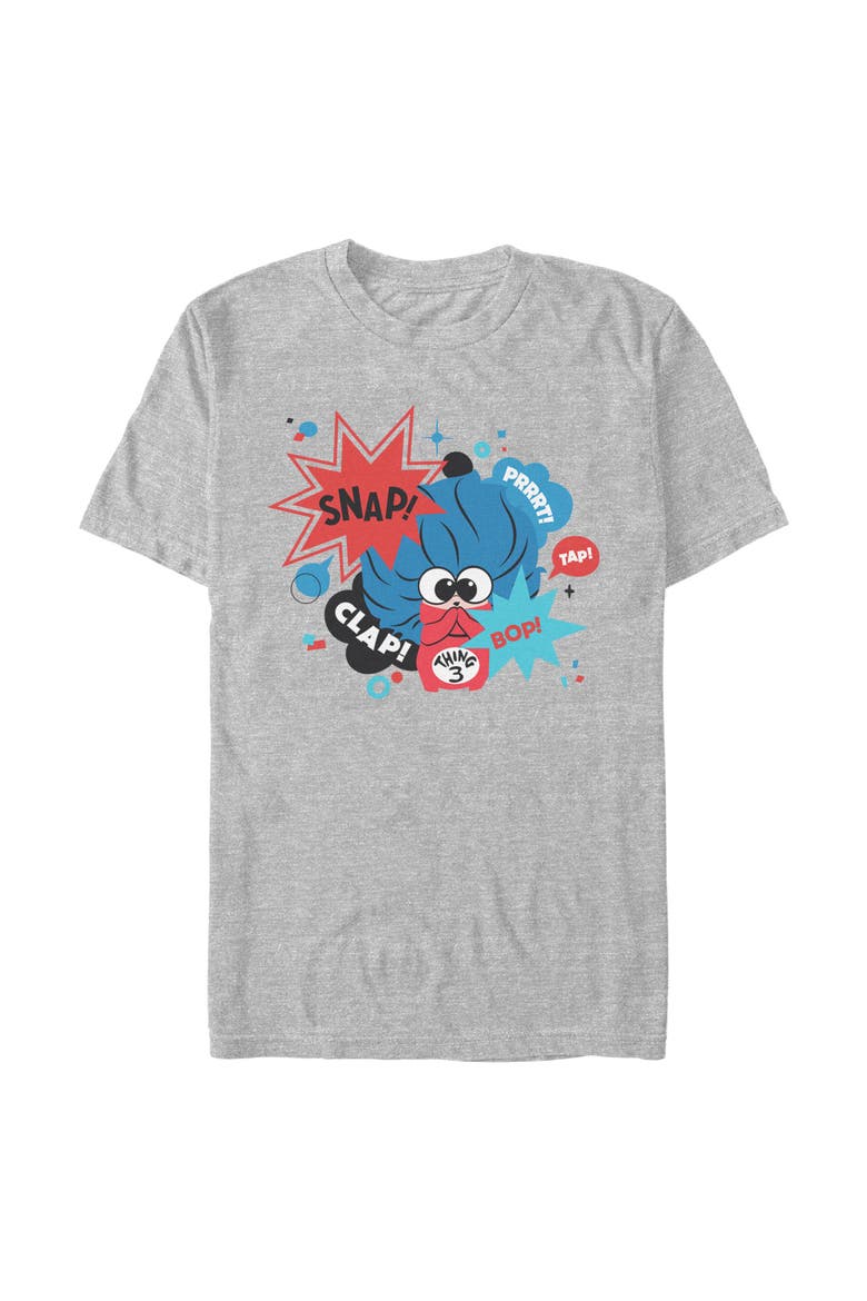 Men's Thing 3 Clap Snap Short Sleeve T-Shirt, Main, color, Sport Grey