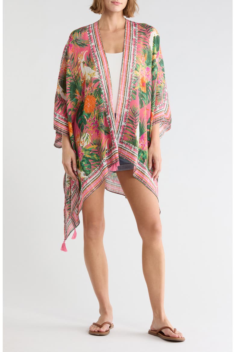 Cockatoo Tropical Topper, Main, color, PINK