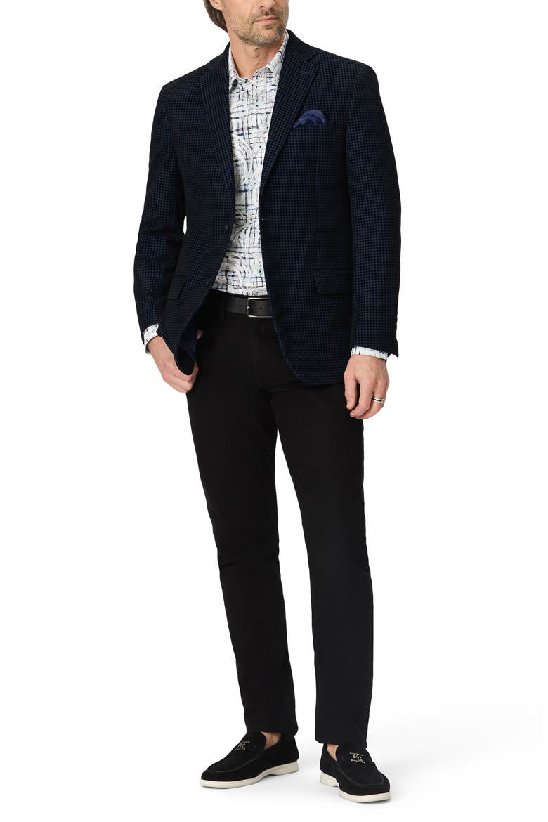 Somerton Houndstooth Sportcoat, Alternate, color, NAVY