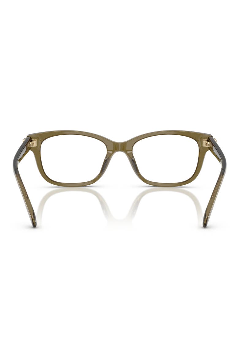 51mm Square optical glasses, Alternate, color, GREEN