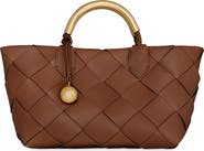 Rebecca Minkoff Mini Frankie Woven Leather Tote