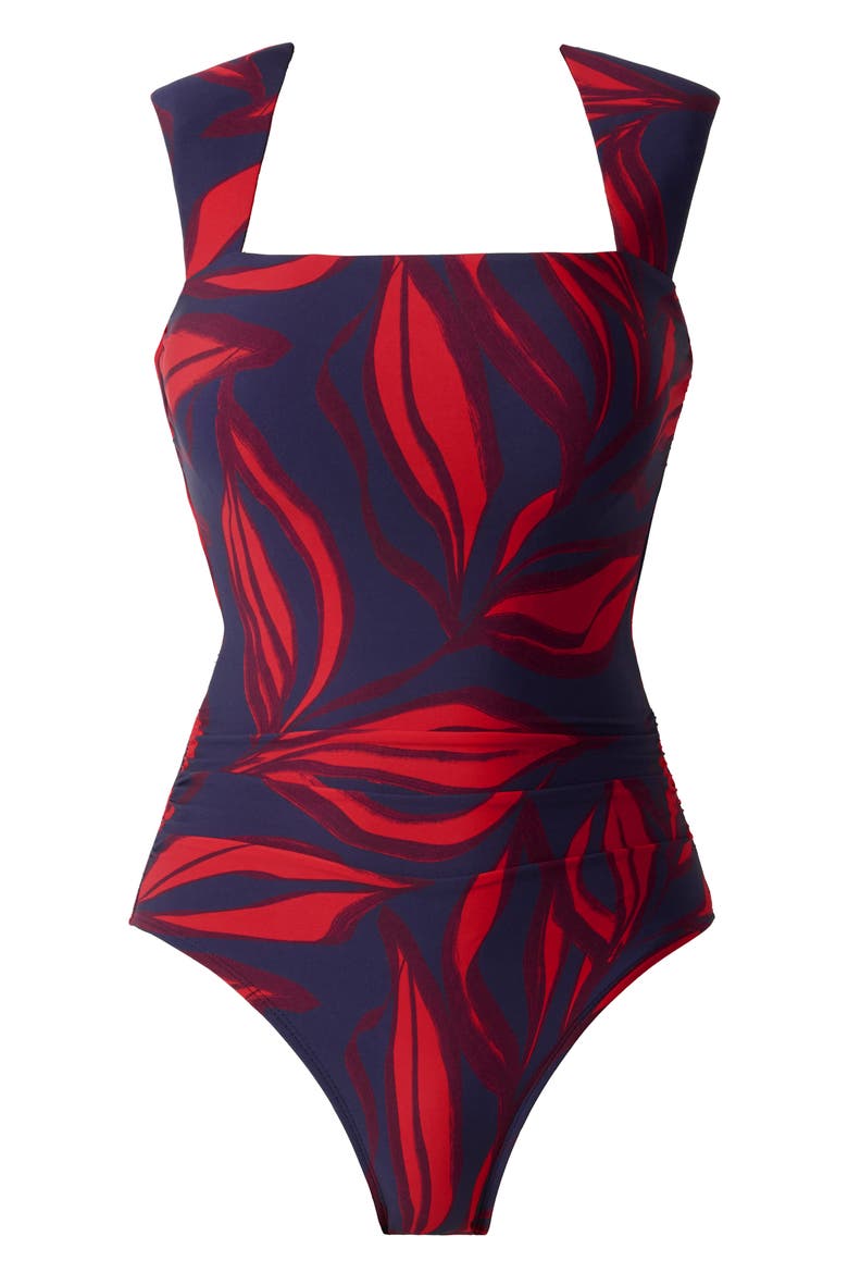 Wren Rossobleu One-Piece Swimsuit, Alternate, color, BLUE MULTI