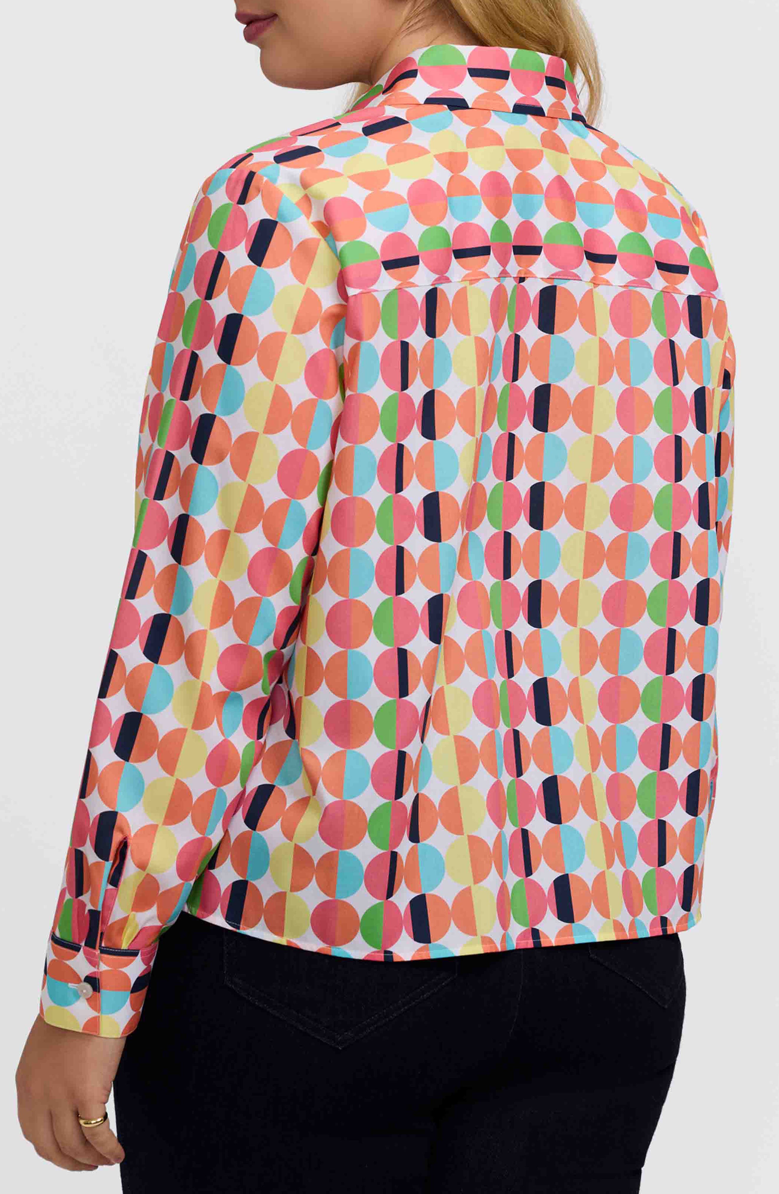 Jodie Retro Print Shirt - image 2