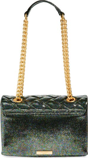 Kensington Quilted Metallic Leather Convertible Shoulder Bag
