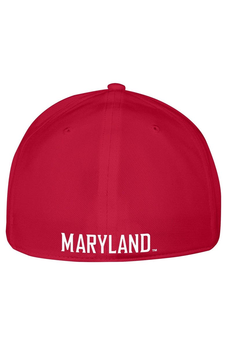 Under Armour Men's Under Armour Red Maryland Terrapins Iso-Chill Blitzing Accent Flex Hat, Alternate, color,