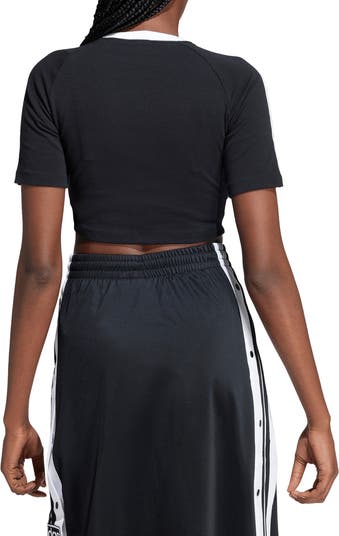 ☆adidas☆ Baby Crop Tee Black adidas Crop Baby Tee | Nordstrom