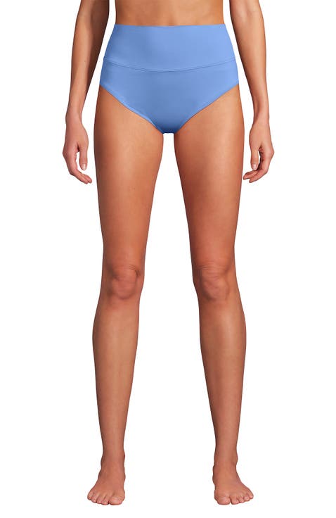 Chlorine Resistant Pinchless High Waisted Bikini Bottoms