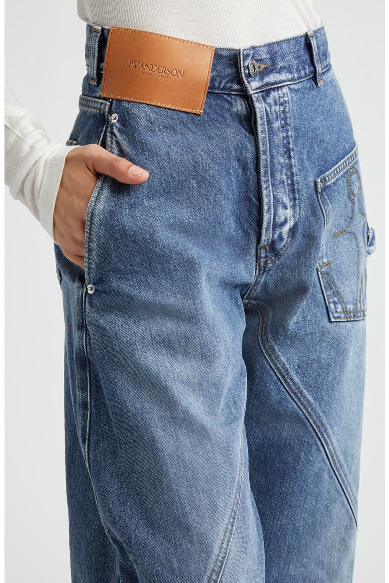 Twisted Workwear Jeans, Alternate, color, 172 MID BLUE