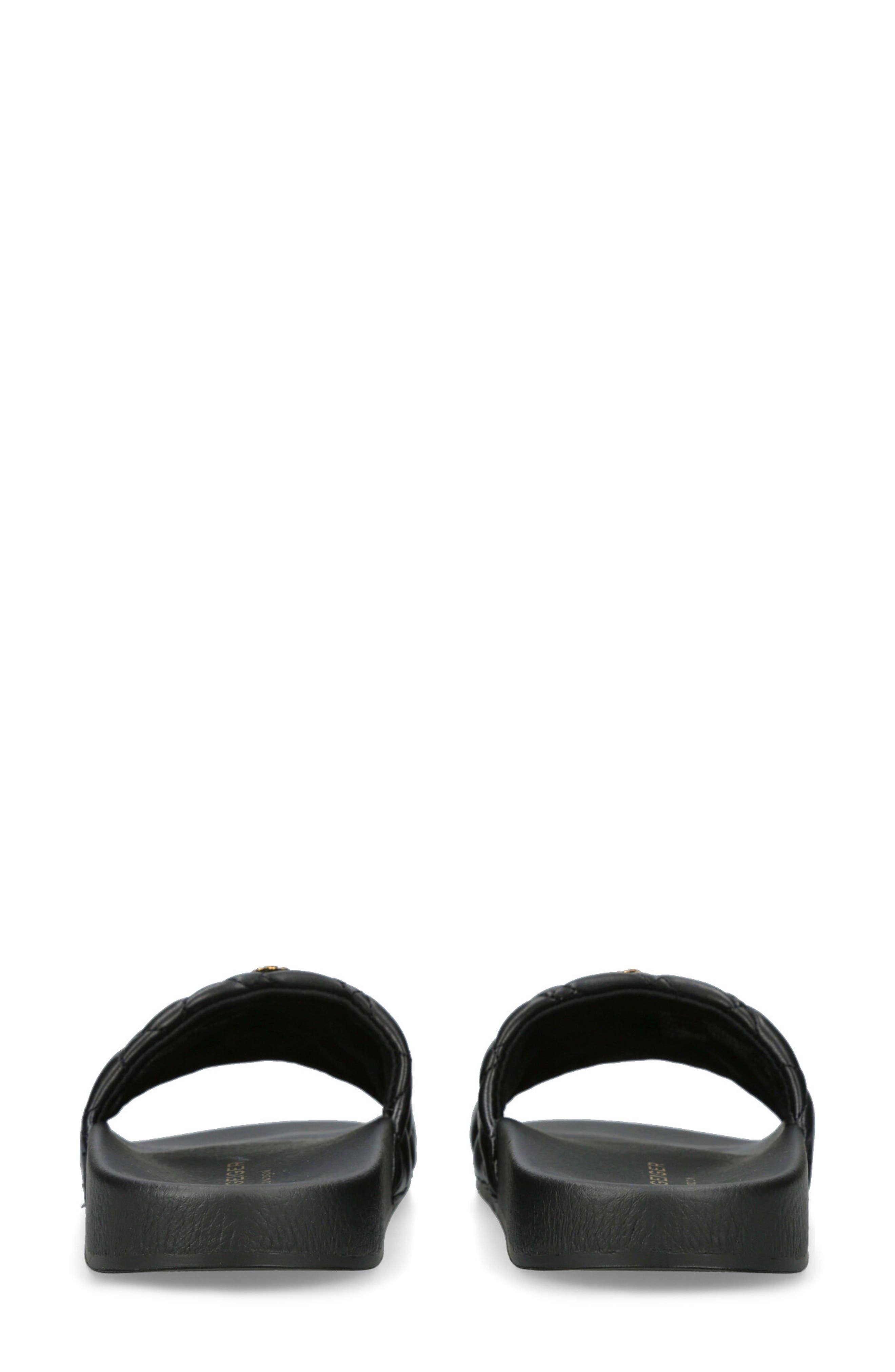 Kurt Geiger London Meena Eagle Slide Sandal, Alternate, color, Black