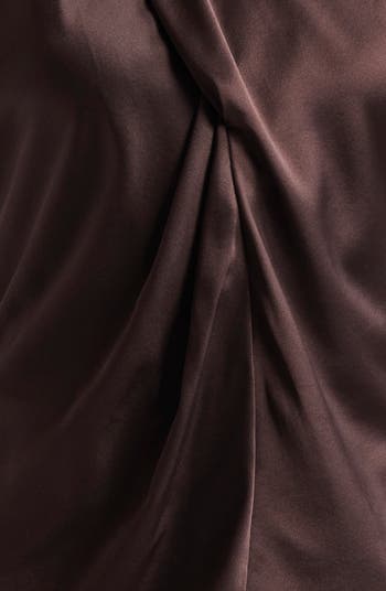 Leilany Tie Neck Silk Top
