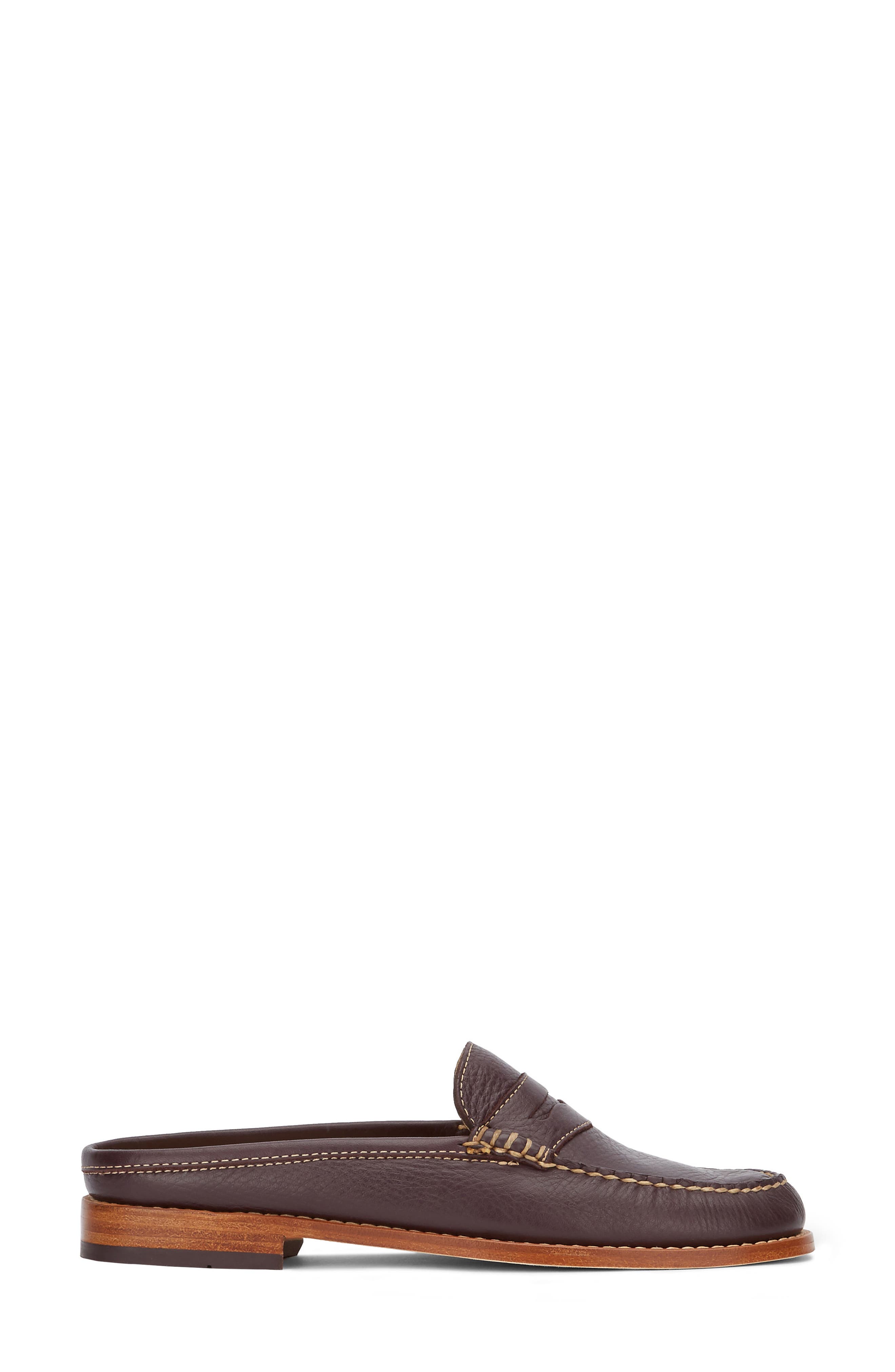 Wynn Loafer Mule, Alternate, color, EGGPLANT LEATHER