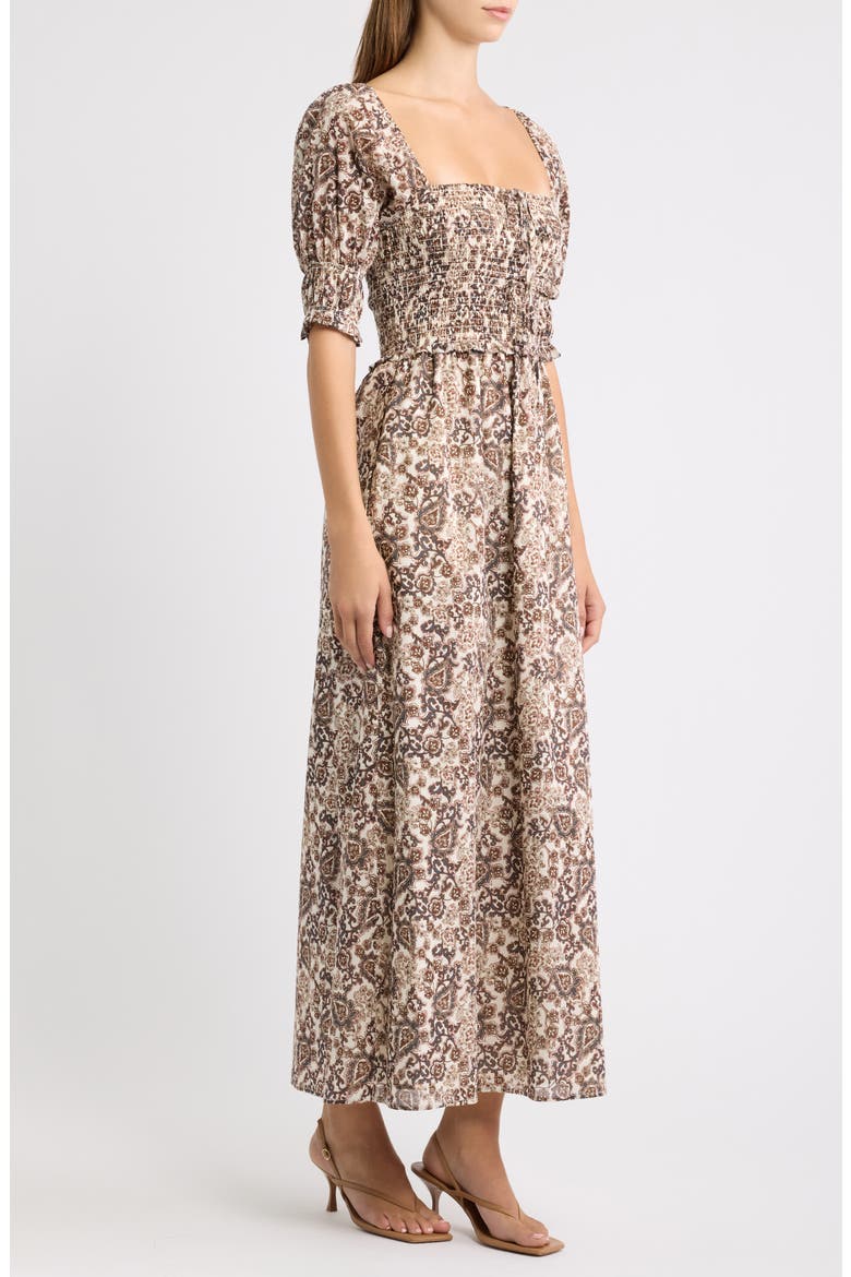 Malene Nap Dress, Alternate, color, PAISLEY FLORAL BLOCK
