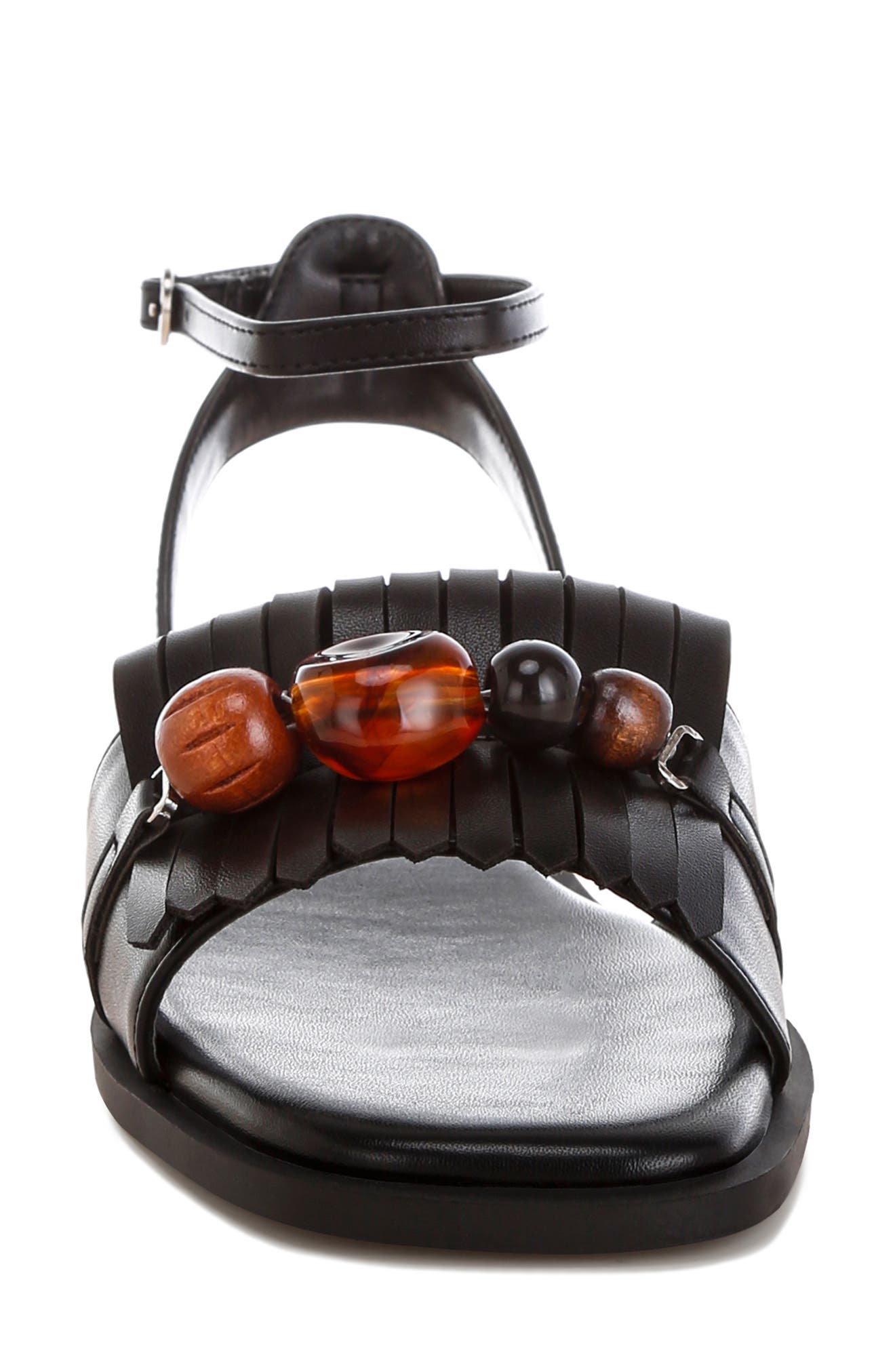 LONDON RAG Morgine Ankle Strap Sandal, Alternate, color, Black