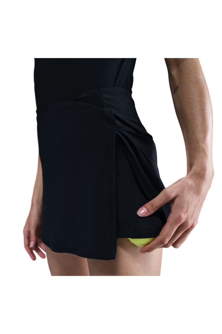 Victory Dri-FIT Straight Tennis Skort, Alternate, color, 010 010 BLACK/WHITE