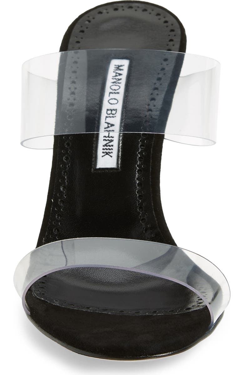 Manolo Blahnik Scolto Transparent Strap Sandal, Alternate, color,