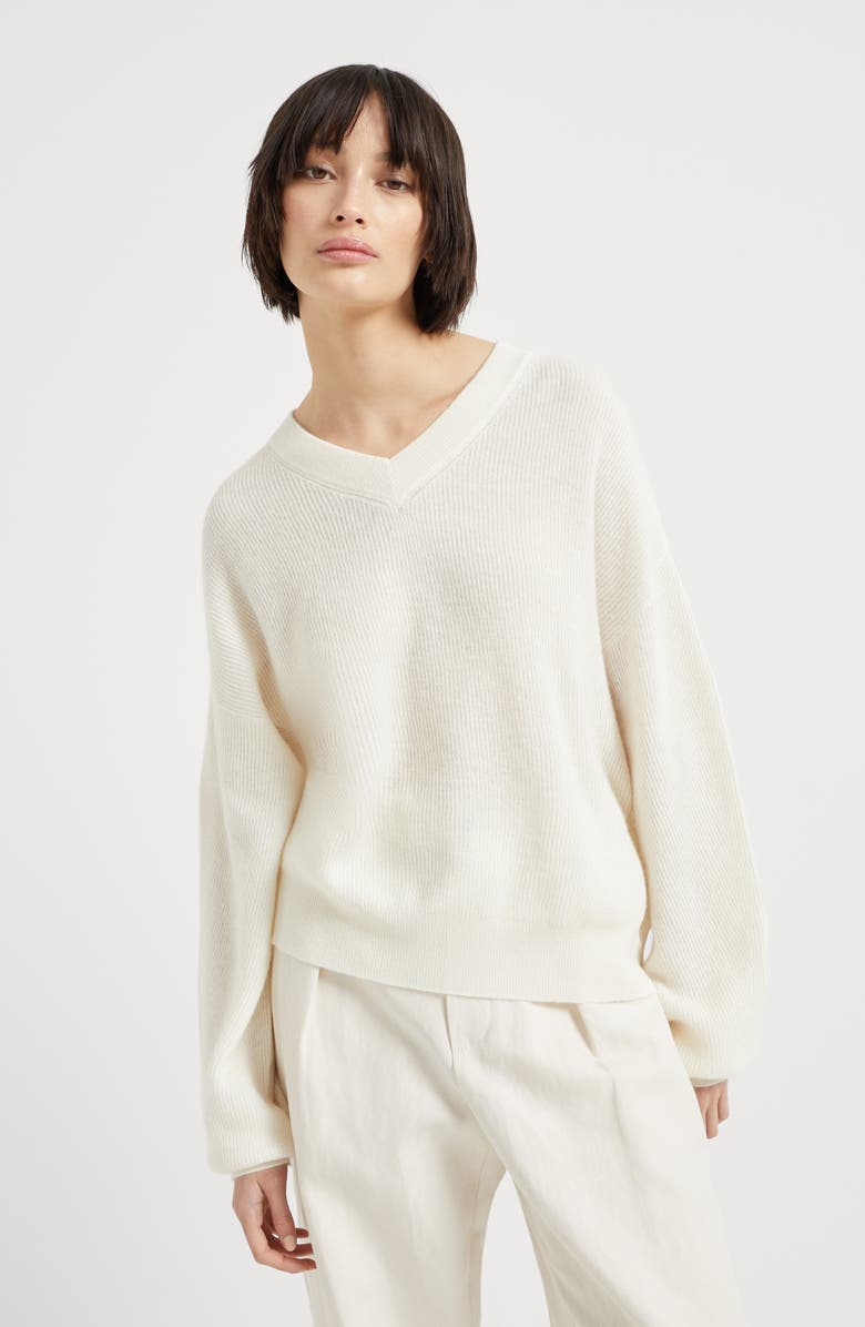 Brunello Cucinelli English Rib knit sweater, Alternate, color, 