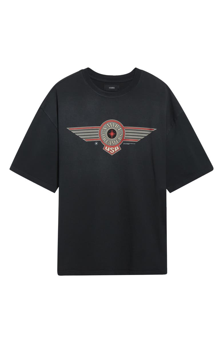 AMIRI Dreamers Graphic T-Shirt, Alternate, color, Black