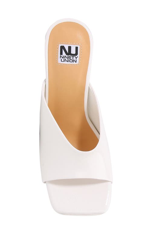 Ninety Union Cancun Slide Sandal In White