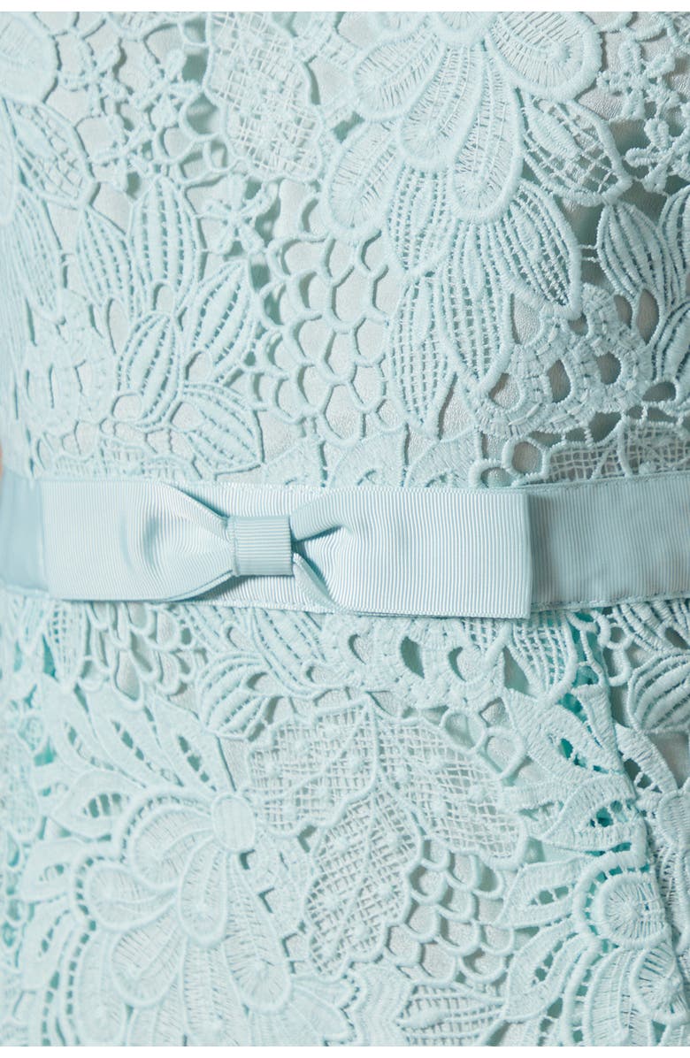 Coast Lace  Bow Belt Midi Dress, Alternate, color, Sage