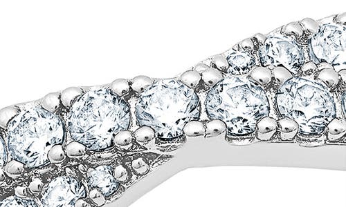 Crislu Grace Cubic Zirconia Eternity Ring In Metallic