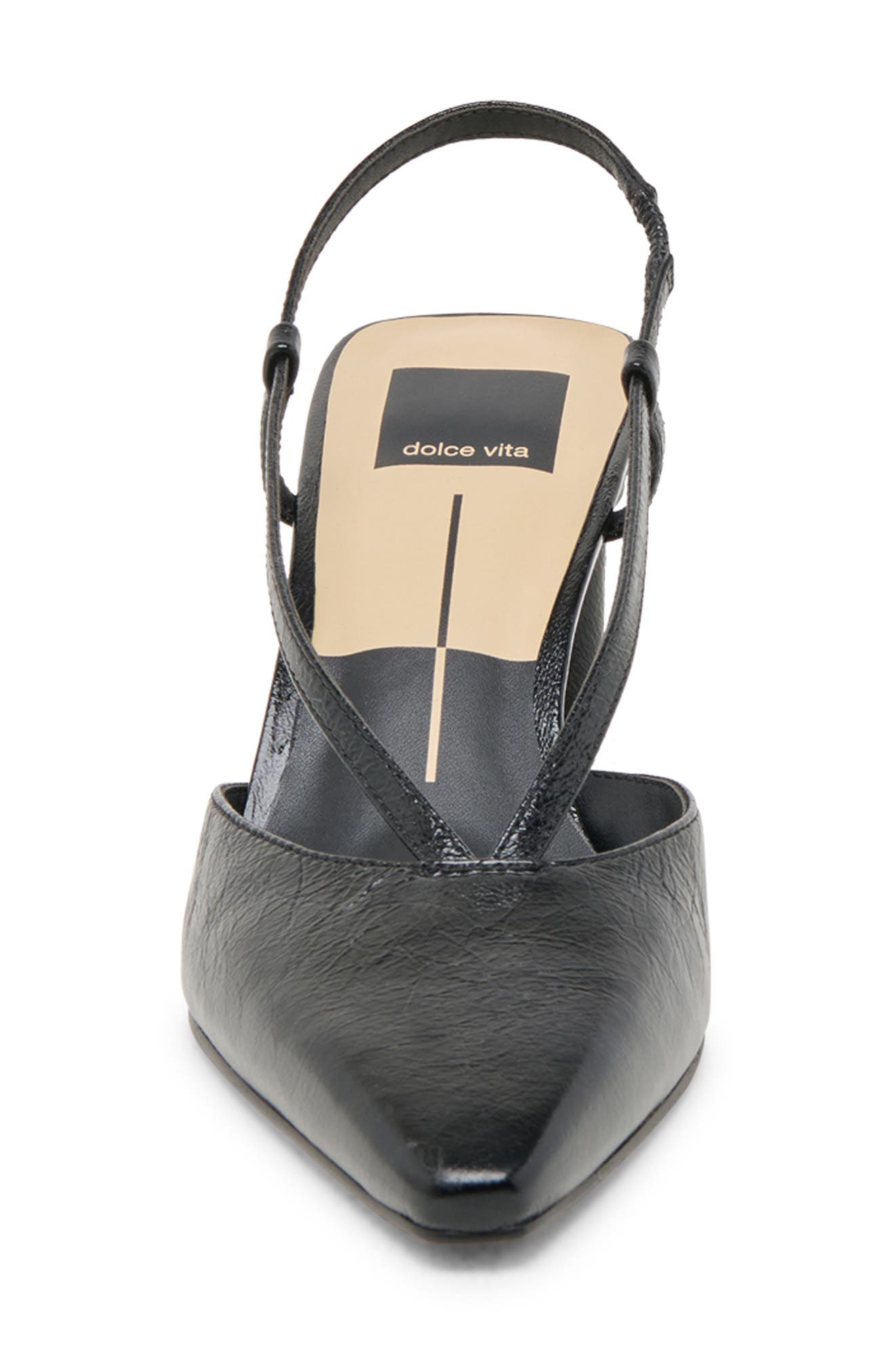 Dolce Vita Ginay Slingback Pump, Alternate, color, Black Leather