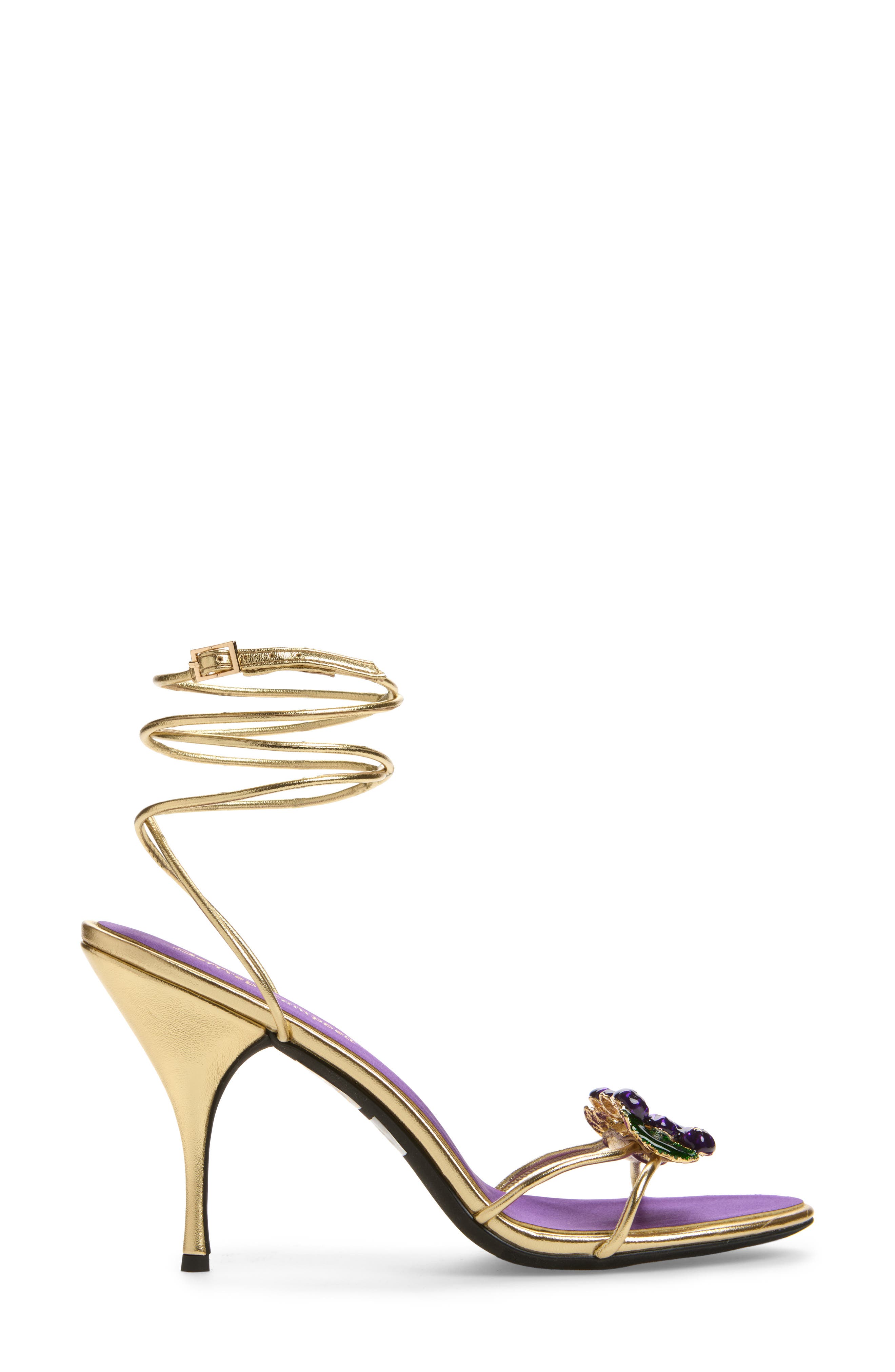 Jeffrey Campbell Kleo Ankle Strap Sandal, Alternate, color, Grape Combo