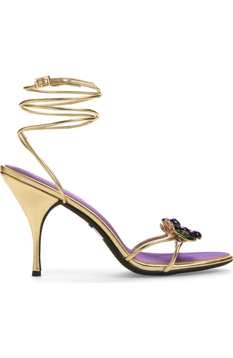 Jeffrey Campbell Kleo Ankle Strap Sandal, Alternate, color, Grape Combo
