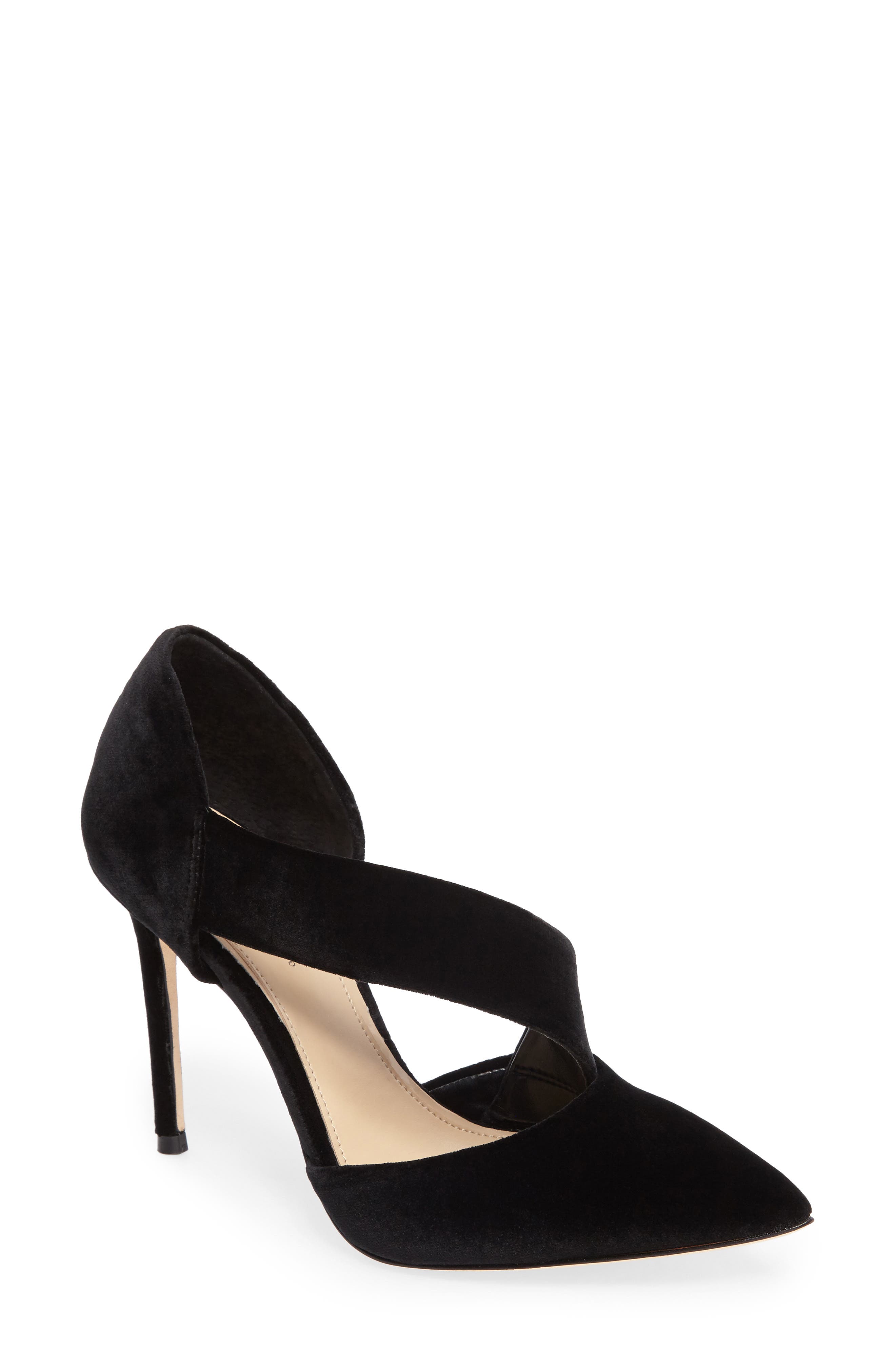 Imagine by Vince Camuto Oya Asymmetrical Pointy Toe Pump, Main, color, 