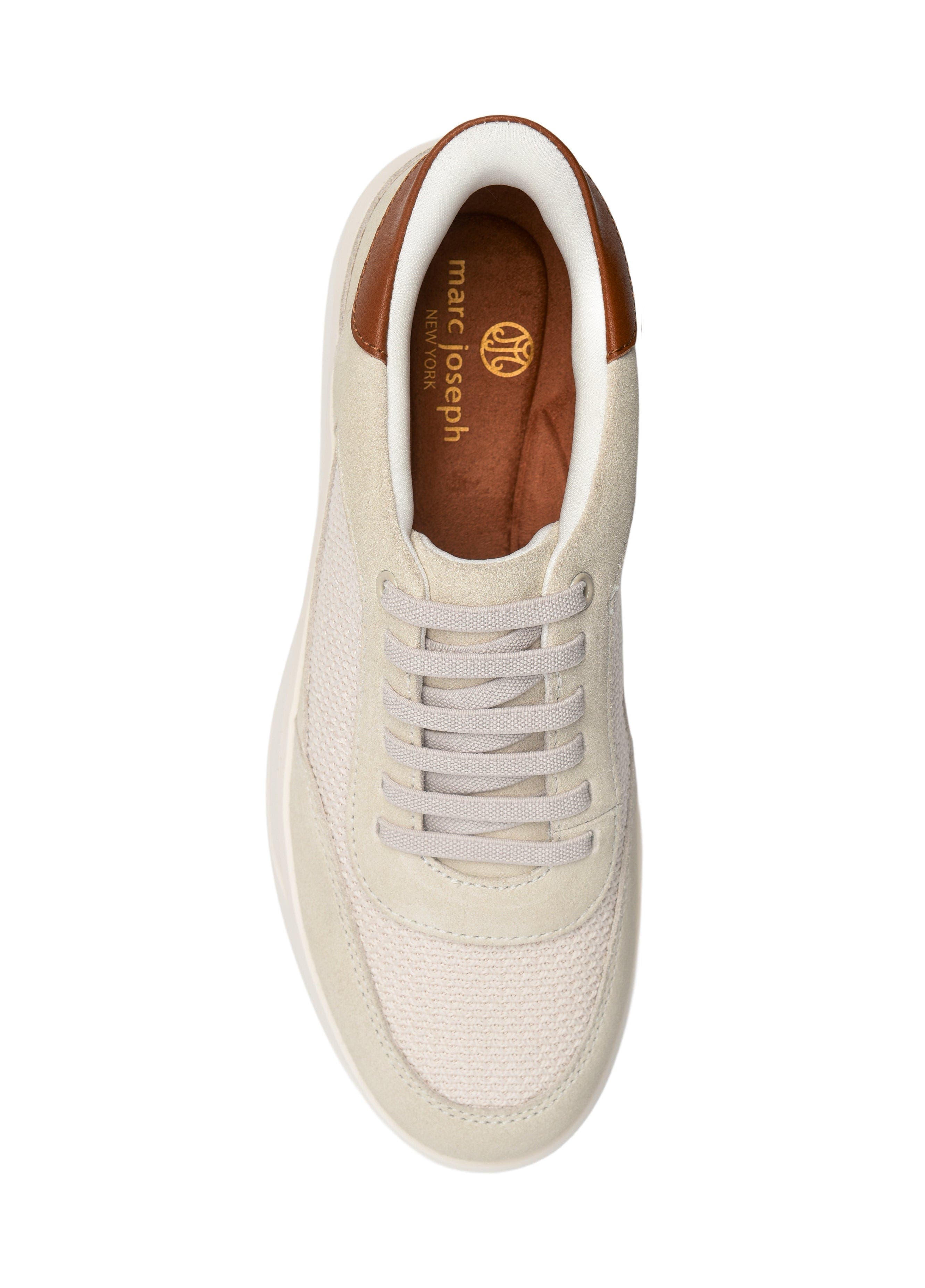 Catherine Street  Hands Free Technology Leather Sneaker, Alternate, color, Ivory Suede