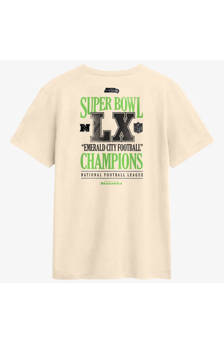Nike Men's Nike  Natural Seattle Seahawks Super Bowl LX Champions Long Ball T-Shirt, Alternate, color, Natural